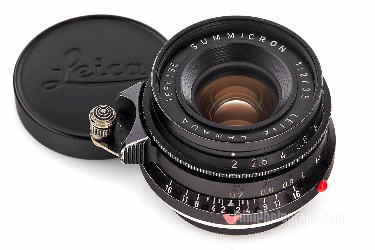 Leitz Summicron M39 ƒ2/35mm lens, black paint “Cartier-Bresson” *, 1959