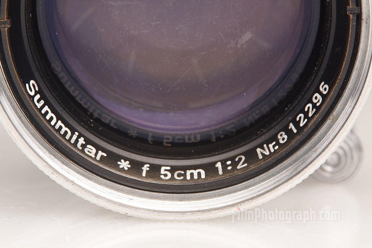 Leitz Wetzlar Summitar * 2/5cm M39 thoriumoxide lens, 1950