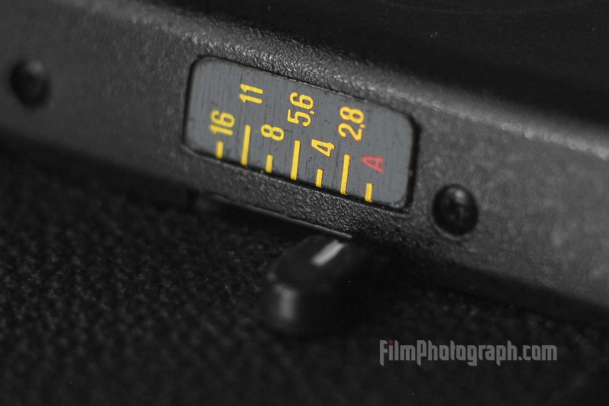 LOMO LC-A aperture