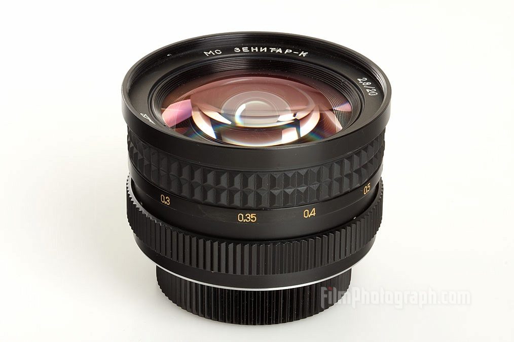 KMZ Zenitar-K MC 2.8/20mm Pentax K mount 1993