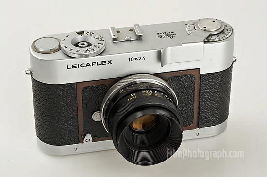 Leicaflex 18x24 Half-Frame Prototype profile 1965