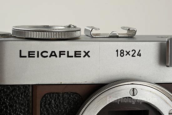Leicaflex 18x24 Half-Frame Prototype detail 1965