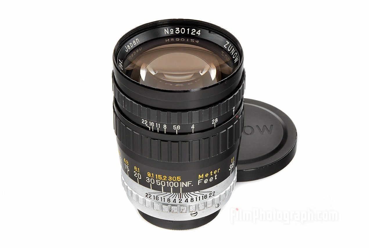 Zunow 2/10cm M39 LTM lens, 1959