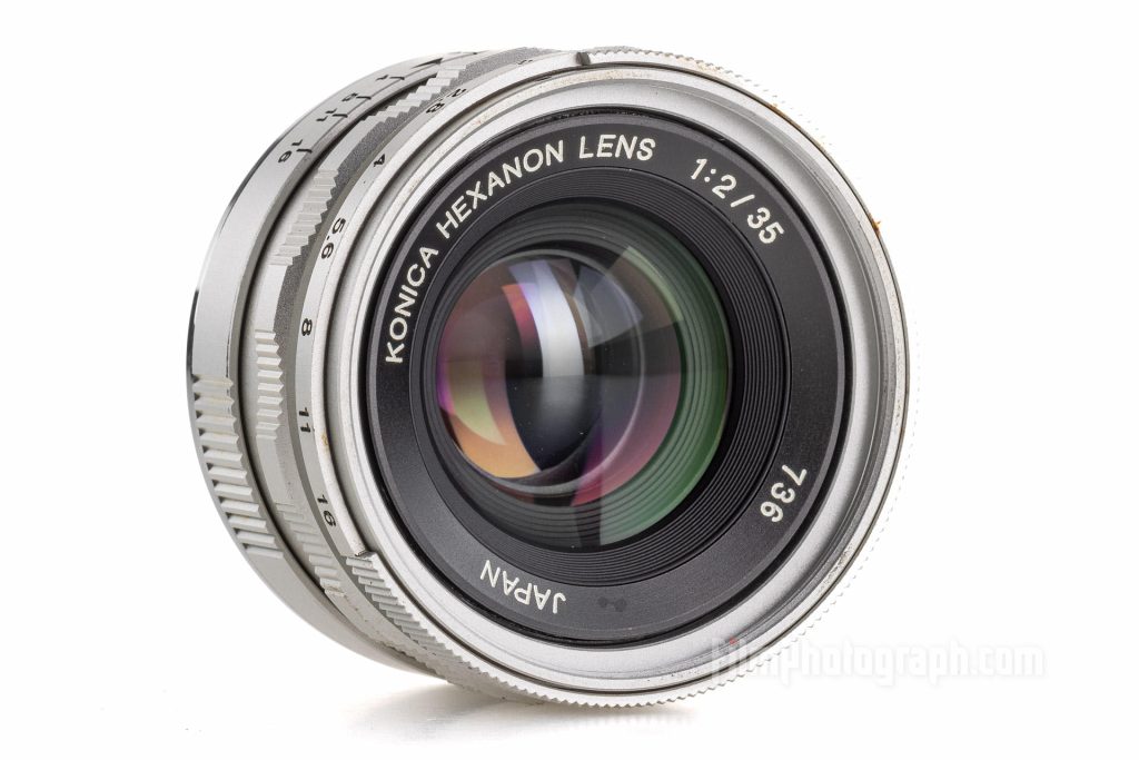 Objectif Konica Hexanon GRII 310mm F9 - Monture Aluminium Avec Diaphragme - Occasion