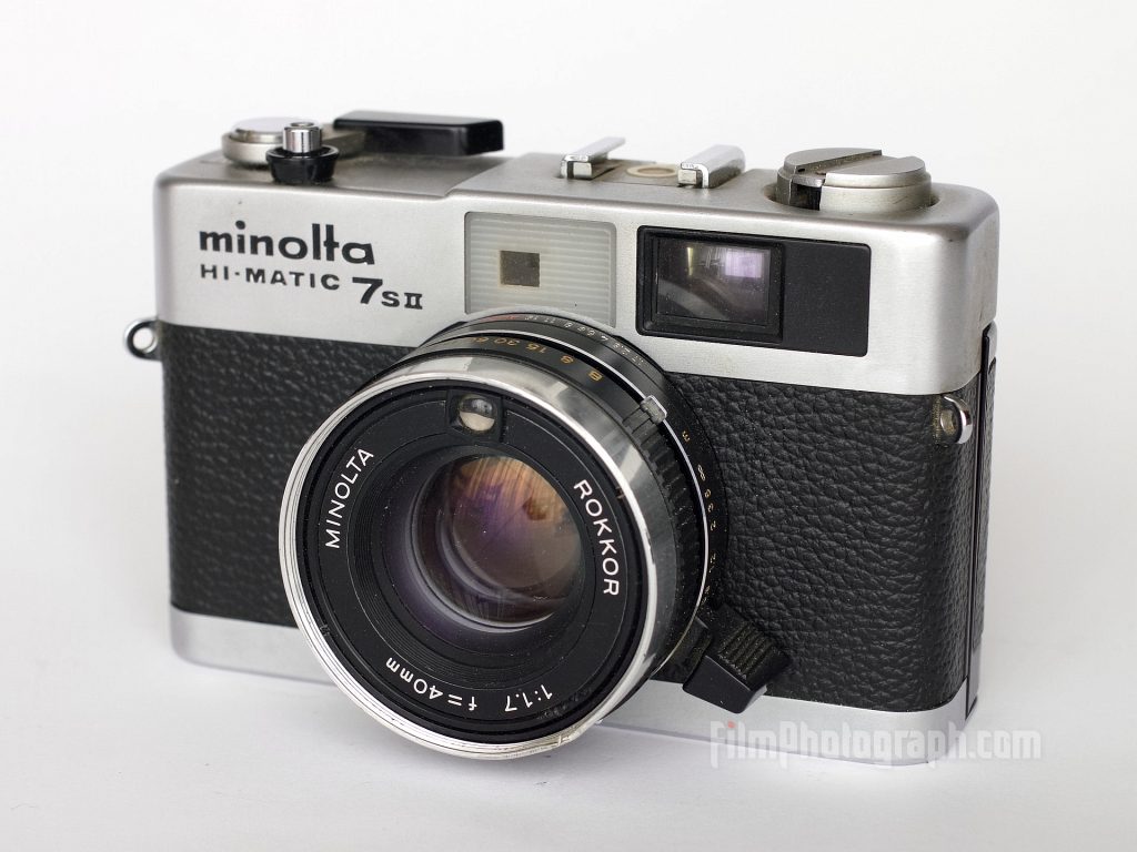 Minolta Hi Minolta Hi-Matic E Black Rangefinder Film Camera From