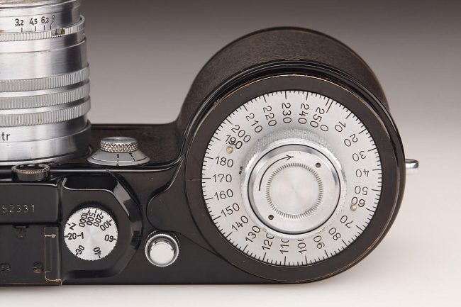 Leica 250GG Reporter camera 1941 detail