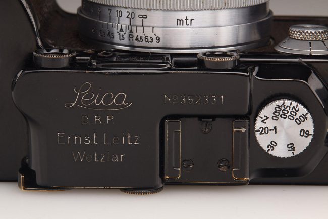 Leica 250GG Reporter camera 1941 detail