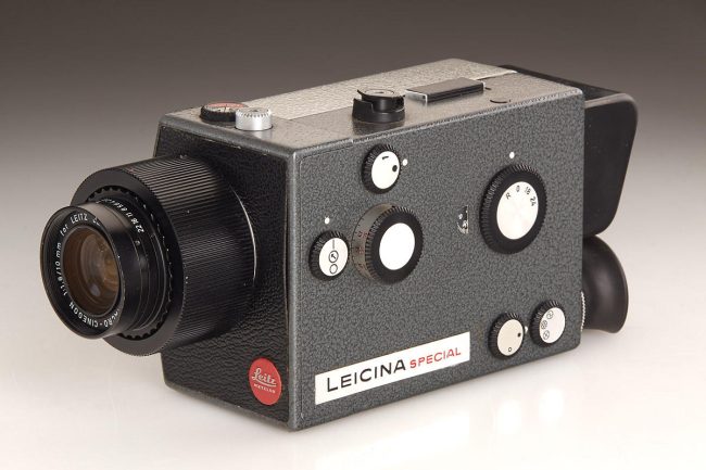 Leicina Super 8 Movie Cameras Prototype Collection, 1970-1972