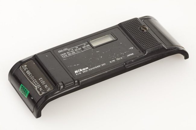 Nikon F3 SLR space camera HP “NASA” flat finder, 1985