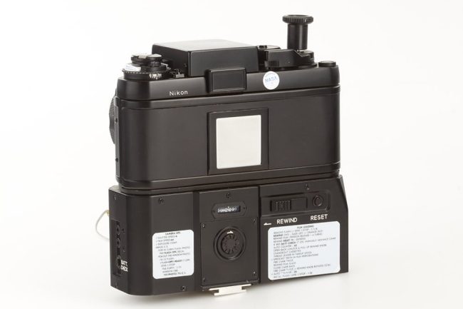 Nikon F3 SLR space camera HP “NASA” flat finder, 1985