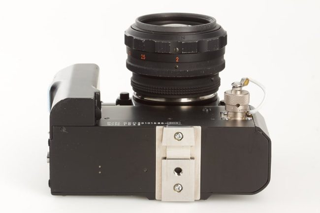 Nikon F3 SLR space camera HP “NASA” flat finder, 1985