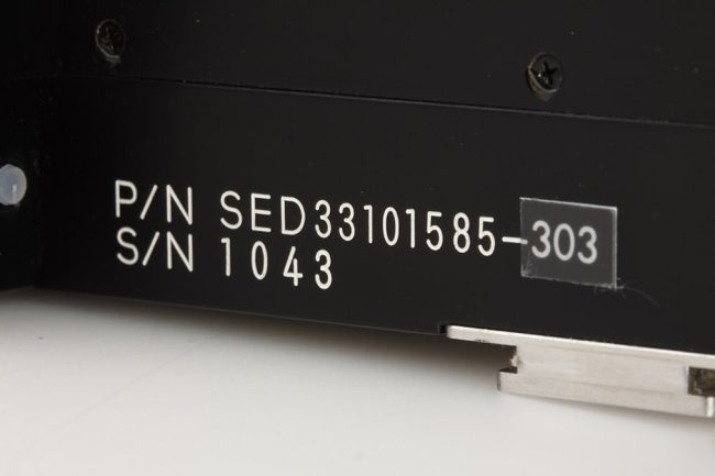 Nikon F3 SLR space camera HP “NASA” flat finder, 1985