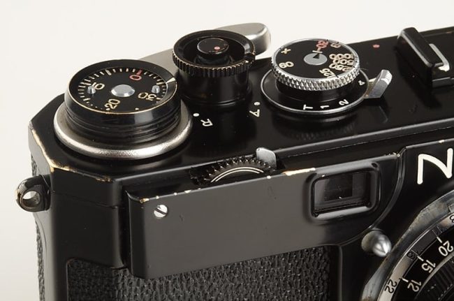 Nikon S2-E Black Paint rangefinder camera, 1957