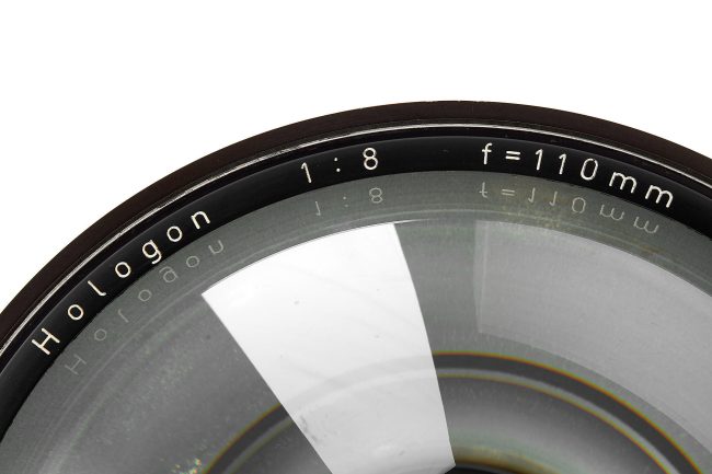 Carl Zeiss Hologon 8/110mm 1968 rim detail