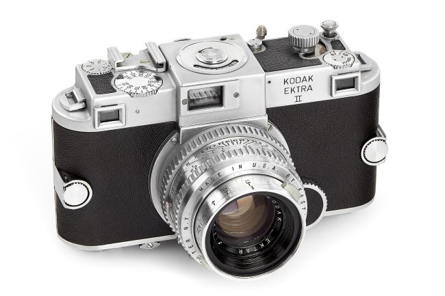 Kodak Ektra II prototype front profile 1948