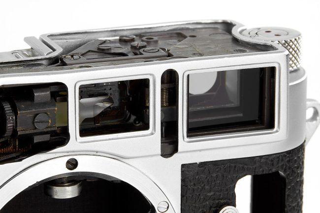 Leica M3 Prototype Cutaway front vf rf 1955