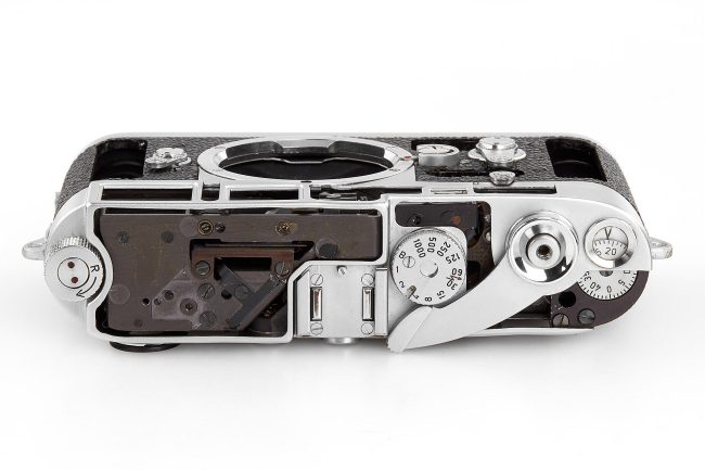 Leica M3 Prototype Cutaway top view 1955