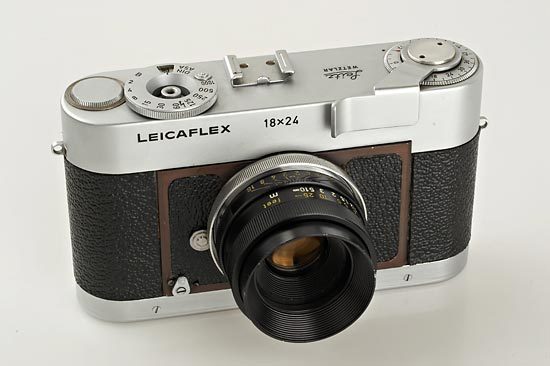 Leicaflex 18x24 Half-Frame Prototype profile 1965