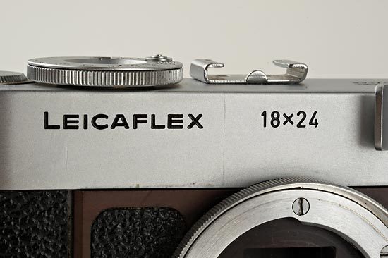 Leicaflex 18x24 Half-Frame Prototype detail 1965