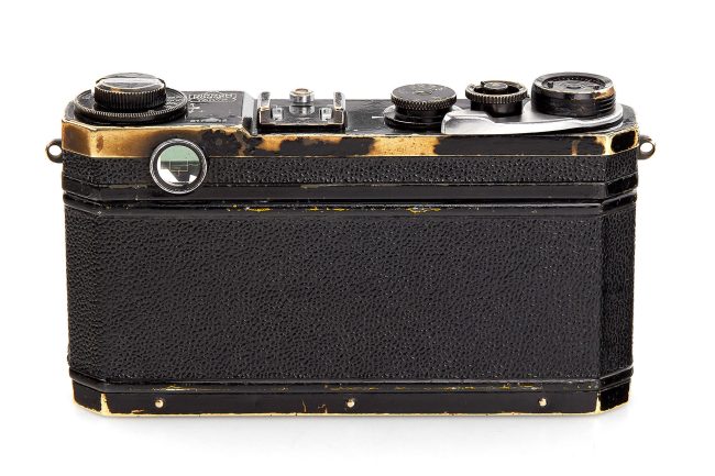Nikon S2 black paint 1956 back