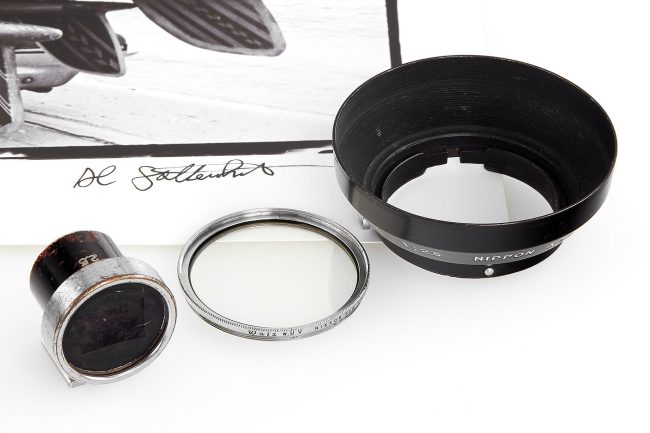Nikon SP black paint outfit “Al Satterwhite“ hood 1958