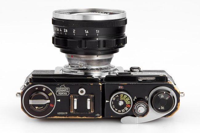 Nikon SP black paint outfit “Al Satterwhite“ top 1958