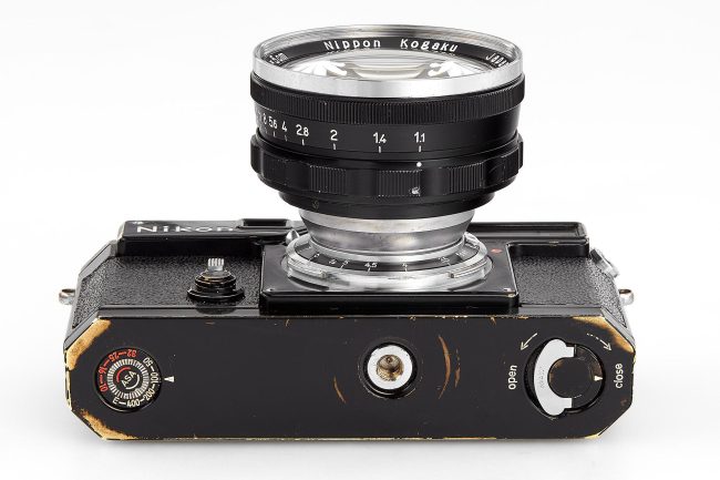 Nikon SP black paint outfit “Al Satterwhite“ bottom 1958