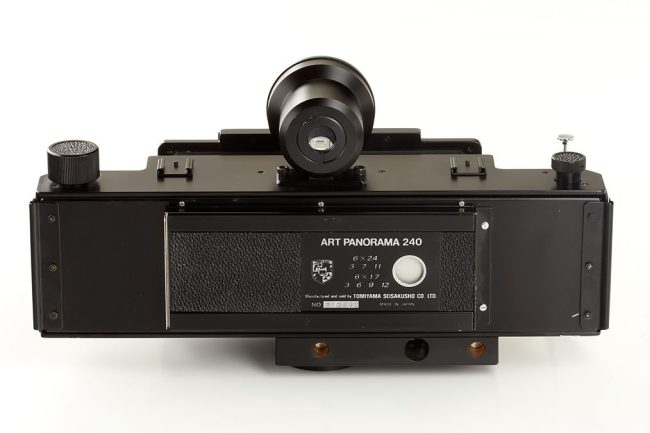 Tomiyama Art Panorama 240 film camera back 1978