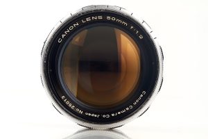 Canon ƒ1.2/50mm M39 LTM lens, 1958