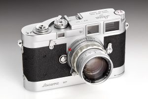 Leica MP chrome camera with Leicavit, 1958