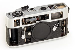 Leica M5 chrome “Cutaway” camera, 1973