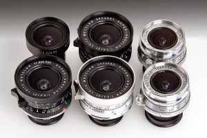 Schneider Super-Angulon 21mm Prototype wide-angle Lenses, 1957-1977