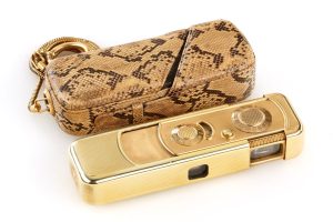 Minox A Gold luxury spy camera, 1952