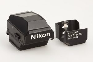 Nikon F3 SLR space camera HP “NASA” flat finder, 1985