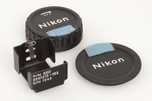 Nikon F3 SLR space camera HP “NASA” flat finder, 1985