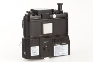Nikon F3 SLR space camera HP “NASA” flat finder, 1985
