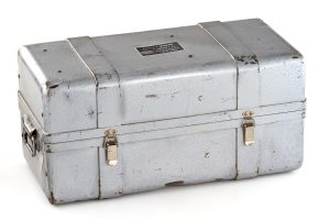 Nikon ƒ6.3/100cm SLR lens Reflex-Nikkor grey case, 1959