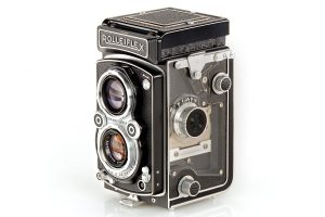 Rolleiflex 3.5 “Cutaway” camera, Photokina, 1949