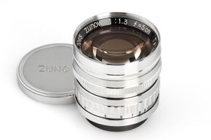 Zunow 1.3/5cm M39 LTM lens, 1955 profile