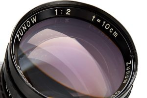 Zunow 2/10cm M39 LTM lens, 1959 lens detail