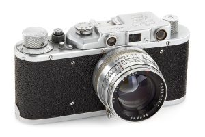 KMZ “Fed Zorki” rangefinder film camera, 1949