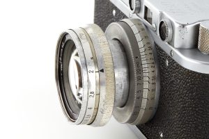KMZ Fed Zorki rangefinder film camera, 1948 lens profile