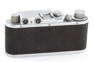 KMZ Fed Zorki rangefinder film camera, 1948 back