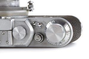 KMZ Fed Zorki rangefinder film camera, 1948 winder