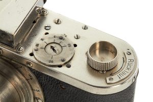 Leica 0-Series transitional prototype, 1921 rewinder detail