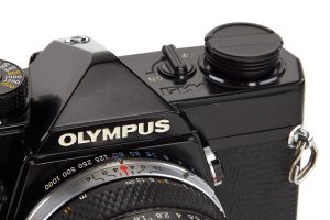 Olympus M1 black paint 1972 rewinder