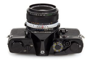 Olympus M1 black paint 1972 top