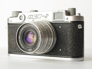 FED 2 type-b F130 first series 1956 35mm film camera front profile