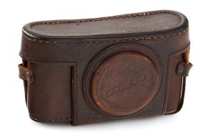 FED I “Fedka” rangefinder 35mm film camera leather case SN 674, 1934