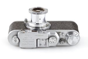 Fed Ic prototype rangeinder 35mm film camera top view, 1938